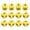Yellow, variant on Qiysamall 12pcs Small Numbered Dices 6-sided Numerals Dice Board Game Number Dice Props