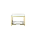 thumbnail image 3 of Pangea Home Nina Metal Side Table in Polished Gold, 3 of 5