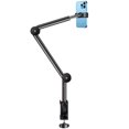 thumbnail image 1 of Tablet Bed Desk Holder 360°Flexible Long Arm Mount Clamp For 4-12.9" Screen Laptop Smart Phone Readers, 1 of 9