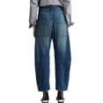 thumbnail image 5 of High Waisted Wide Leg Vintage Denim Pants Women Baggy Barrel Horseshoe Jeans, 5 of 6