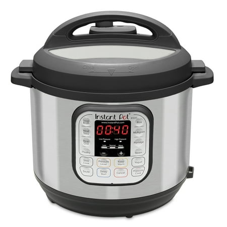 Instant Pot DUO60 6 Qt 7-in-1 Multi-Use Programmable Pressure Cooker, Slow Cooker, Rice Cooker, Sauté, Steamer, Yogurt Maker and