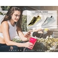 thumbnail image 5 of GLYGML Platform Sneakers Shiny Patent Leather Fashion Shoes with Thick White Sole for Street Style and Party Wear, 5 of 5