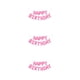 thumbnail image 4 of Ounissouiy Banner de globos de feliz cumpleaños: inflado seguro y fácil Globos de cumpleaños ecológicos y no tóxicos Rosa Type1 NO1, 4 of 6