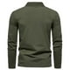 thumbnail image 4 of pstuiky camisas de manga larga para hombre, Blusas y camisas casuales de manga larga con cuello vuelto de color liso para hombre camisetas de hombre xxl, 4 of 4