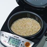 Zojirushi NS-LGC05XB 3 Cup Stainless Steel Micom Rice Cooker & Warmer