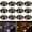 Warm White & Cool White, Black, variant on Solar Driveway Lights Outdoor, 2 Color Modes LED Deck Dock Marine Waterproof Driveway Marker Lights for Step Sidewalk Stair Garden Pathway Walkway Yard (Warm White/Cool White, Black)