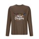 thumbnail image 4 of Amzcrzy - Sudadera Para Hombre, Deportiva, Fitness, Para El Hogar, Pijama Navideño Estampado, Camiseta De Manga Larga, Cuello Redondo, Marrón, 3Xl, 4 of 4