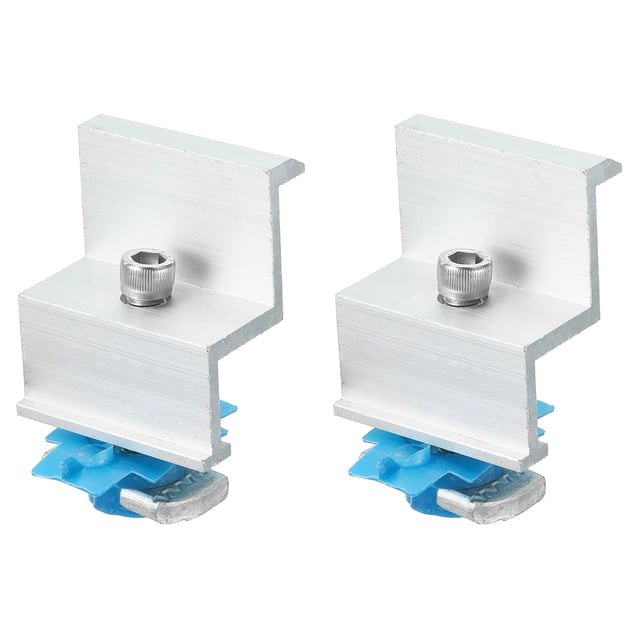 Soportes ajustables Unique Bargains para panel solar 50mm x 54mm paquete de 2