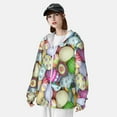 thumbnail image 5 of Kll Colorful Easter Eggs Print Men'S Women’s Upf 50+ Sun Protection Outdoor Hoodie Jacket Long Sleeve Fishing Hiking Performance Shirt- Small, 5 of 8