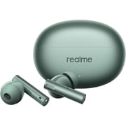 realme Buds Air 6 True Wireless Earbuds, 50dB Active Noise Reduction, Hi-Res Sound, LHDC, 12.4mm Dynamic Bass Driver, 6 Mics Clear Call, 40H Battery, Bluetooth 5.3, IP55 Water Resistance - (Green)