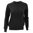 thumbnail image 1 of Kustom Kit - Cárdigan / chaqueta de punto con cuello redondo para mujer (Negro), 1 of 2