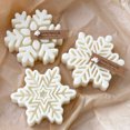 thumbnail image 6 of JDH silicone 3PCS Christmas Snowflake Silicone Molds for Handmade Soap, Crafts, Candle, Chocolate, Muffins, Ice ，Home Decoration Ornaments, 6 of 12