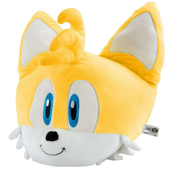 Club Mocchi- Mocchi- Sonic the Hedgehog Tails Mega Plush Toy, 15 inch