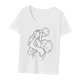 thumbnail image 2 of Camiseta para mujer Ropa de calle Cómoda Casual Mujer Activewear Básico M, 2 of 8