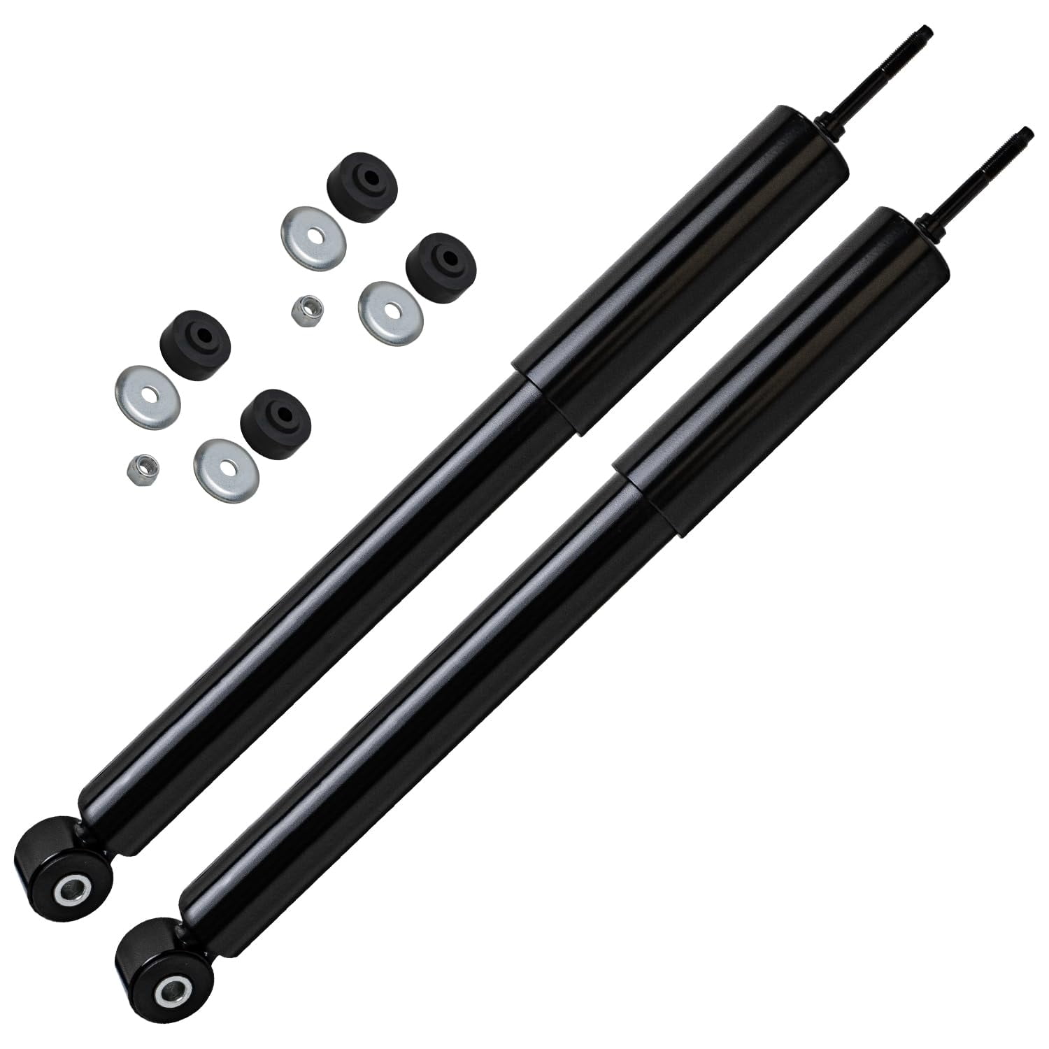 Detroit Axle - Front Struts w/Coil Springs Rear Shock Absorbers Sway Bars Outer Inner Tie Rods Replacement for 2014-2016 Nissan Sentra - 10pc Set