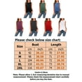 thumbnail image 2 of UKAP Women Comfy Casual Undershirts Sweat Shirts Twist Knot Blouse Tops Classic-Fit Sleeveless T Shirts Red M(US 8-10), 2 of 4