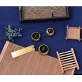 thumbnail image 3 of Feng Shui Wind Chime 3 Bell Cobre Colgante Wind Chime para decoración de ventanas de jardín Ideal como regalo de calidad (Oro) TUNC Sencillez, 3 of 5