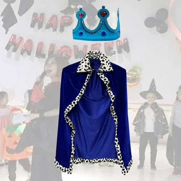 Disfraz de niños Colco Príncipe Medieval Accesorio King Mantle Azul