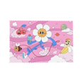thumbnail image 7 of DouZhe Polyester Placemats Set of 4, Funny Cartoon Cute Faces Pattern Heat Resistant Place Mats for Dining Table, 12" x 18", 7 of 7