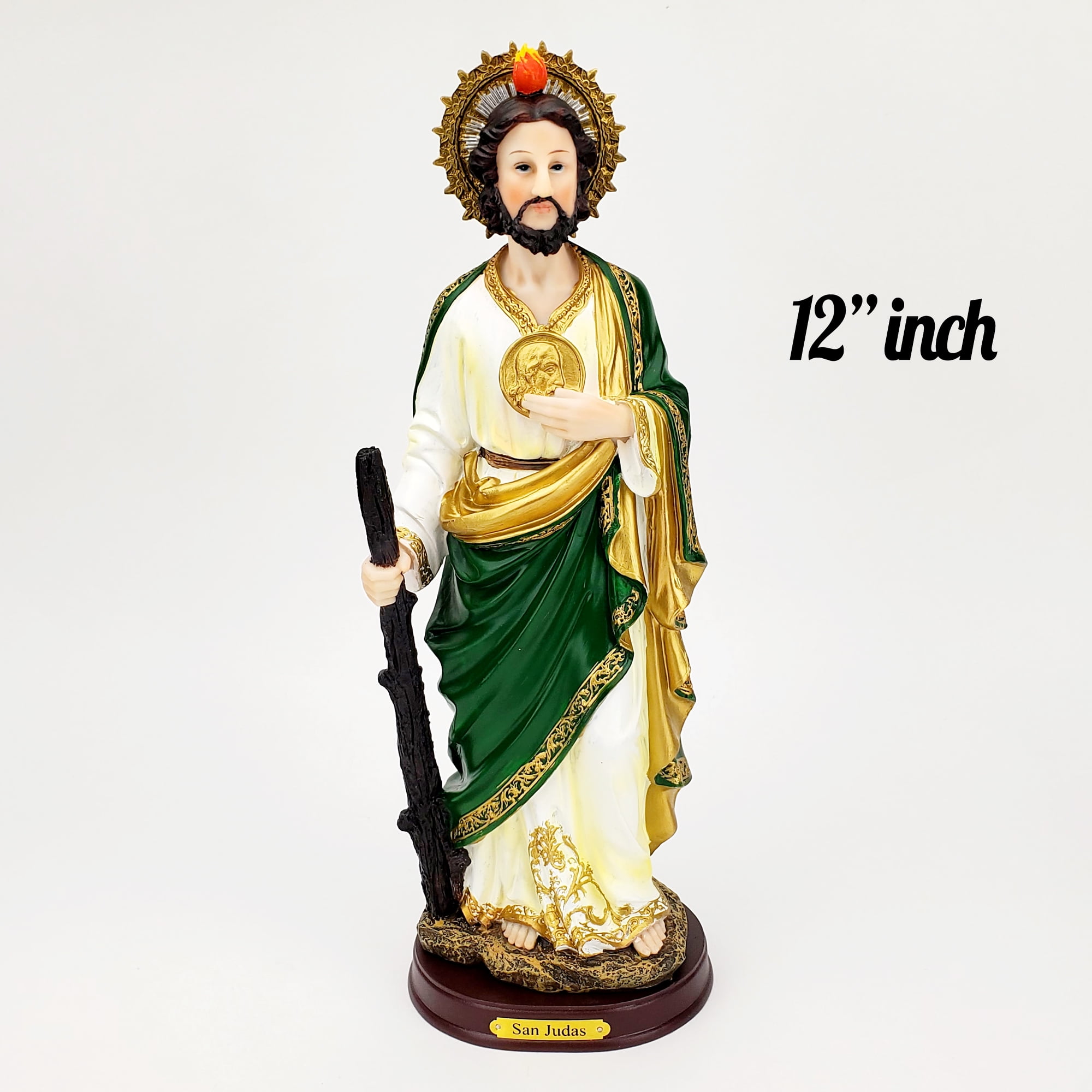 Statue Saint Jude Catholic Vintage St Jude Figurine Religious Thaddeus San  Judas - Walmart.com