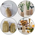 thumbnail image 3 of QIFULL Qifull Glass Vase Khaki Rattan Woven Flower Arrangement Container for Decor 1Pc, 3 of 10