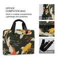 thumbnail image 4 of FORMRS 16" Laptop Bag Carrying Sleeve Case with Handle Travel Shoulder Briefcase, Fish Pattern, 4 of 8
