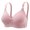 1-Pink, variant on Ersazi Bralettes For Women With Support Woman'S Embroidered Glossy Comfortable Breathable Bra Underwear No Rims Hot Pink S
