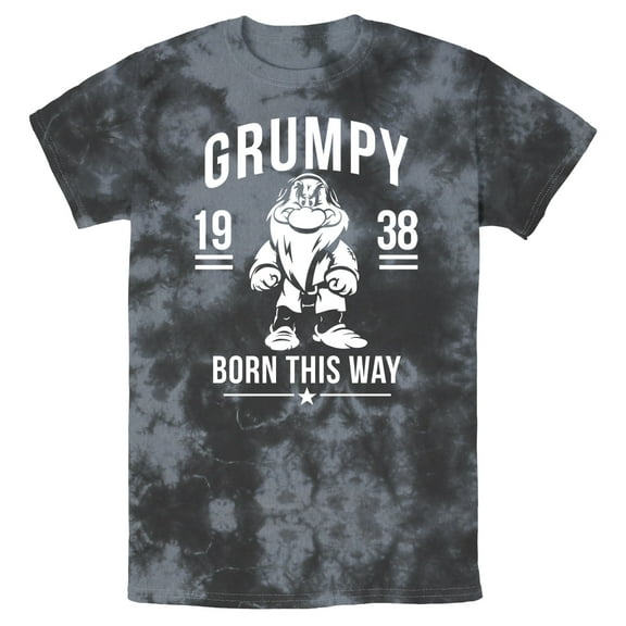 Men's Snow White and the Seven Dwarfs Grumpy Born This Way Graphic T-Shirt