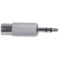 thumbnail image 3 of 4X, 3.5mm Stereo Male to Mono Female Audio Adapter,Silver, 3 of 7
