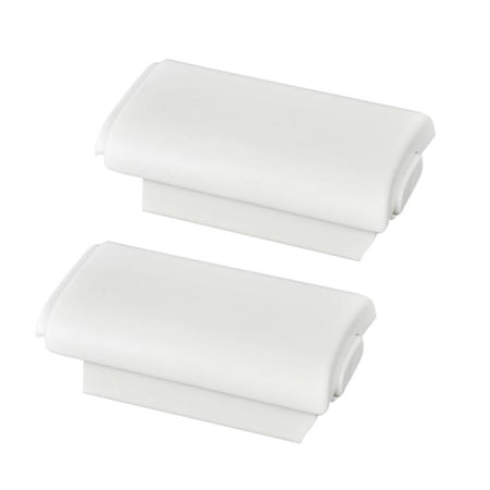 JANGSLNG 2Pcs AA Battery Plastic Hard Back Cover Case Protector for Xbox 360 Controller