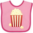 thumbnail image 3 of Inktastic Popcorn Movie Treat Boys or Girls Baby Bib, 3 of 4