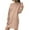 Khaki, variant on Luxalzxs Sweater Dress for Women, Fall Long Sleeve Casual Floral Embroidery Round Neck Sweatshirt Dress