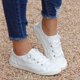 thumbnail image 1 of Zapatos de lona de corte bajo Zapatos planos casuales para estudiantes de la versión coreana perezosa de un pie Wmkox8yii  FOPL707, 1 of 5
