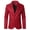 Red, variant on Vedolay Mens Suit Jackets Men's Fashion Blazer Open Front Long Sleeve Office Bussiness Casual Jackets,Red S