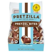 Pretzilla Soft Pretzel Bread Bites with Salt Packet, Vegan, Non-GMO, 12.3 oz