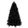 thumbnail image 5 of Resenkos Artificial 7ft Black LED-lit Christmas Tree with 1916PE/PVC Mixed Branch Tips,Hinged Premium & Foldable Base for Indoor Holiday Decorating, Black, 5 of 11