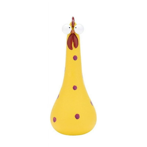 cpengpj Silly Resin Chicken Decor, Rooster Statue Like Concrete, Garden Stake Decoration, Perfect for Yard and Garden Embellishment