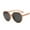 Pink, variant on Trendy Round Sunglasses Solid Color And Color Blocking Sunglasses