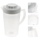 thumbnail image 3 of Large Capacity Beverage Storage Container Heat Resistant Cold Water Jug Plastic Juice Pitcher Household Teapot Kettle with Lid (Blue), 3 of 6