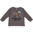 thumbnail image 3 of Inktastic My Nana Papa Love Me Grandchild Boys Long Sleeve Toddler T-Shirt, 3 of 5