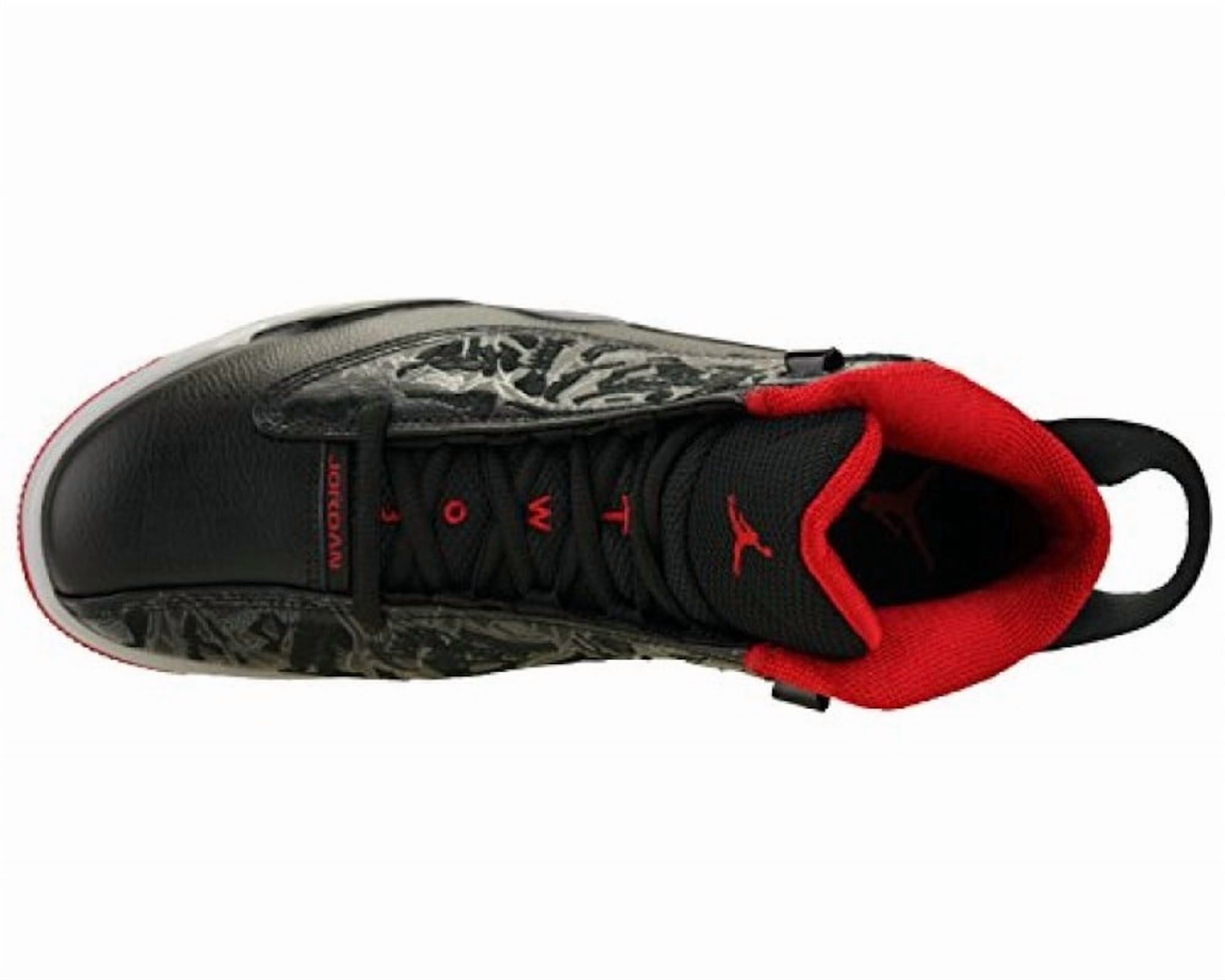 Size 10 Air‎ Jordan Dub Zero Black/Gym Red-Wolf Gray Mens Shoes 311046-013 Mens Air Jordan Dub Zero Bred Black Gym Red Wolf Grey White  main image 2