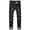 Black, variant on Homenesgenics Mens Pants Jeans Spring Summer Jeans Fashion Trend Men's Micro Elastic Slim Tie Elastic Small Straight Leg Jeans