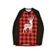 thumbnail image 1 of Sonducket Pijamas navideños a juego con la familia, ropa de salón navideña a cuadros, camisón de manga larga con cuello Pijama DE LAS MUJERES Sonducket AP004036-10, 1 of 6