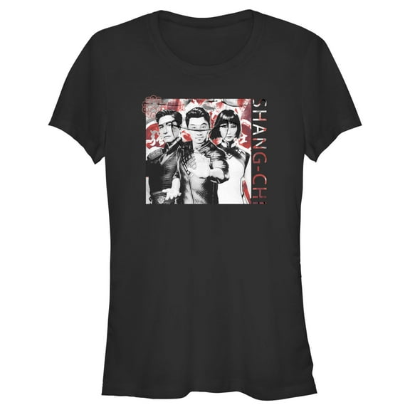 Junior's Marvel Shang-Chi and the Legend of the Ten Rings Family Portrait Graphic Tee Black Small