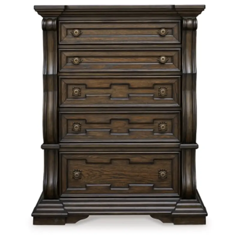 Ashley Furniture Maylee Brown Chest of Drawers