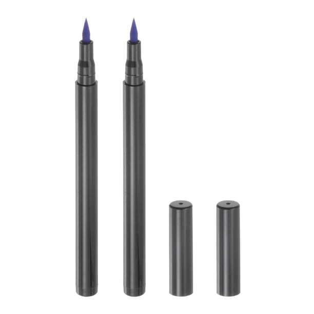 2uds Tela Marcadores Permanente Unique Bargains Tinte Pintura Textil Marcador Bolígrafos Fina Punta Claro Azul