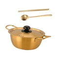 thumbnail image 4 of Olla coreana para cocinar ramen, olla para mariscos, olla práctica de calentamiento rápido para fideos instantáneos coreanos, olla para sopa de kimchi 24 cm, 4 of 9