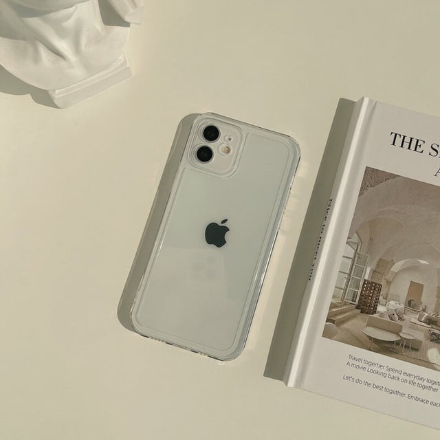 Funda de teléfono transparente Retro colorida marrón verde negro transparente para iPhone 14 13 12 11 Pro Max XR X XS 14Max 8 7Plus, funda transparente de TPU suave Tan Jianjun unisex