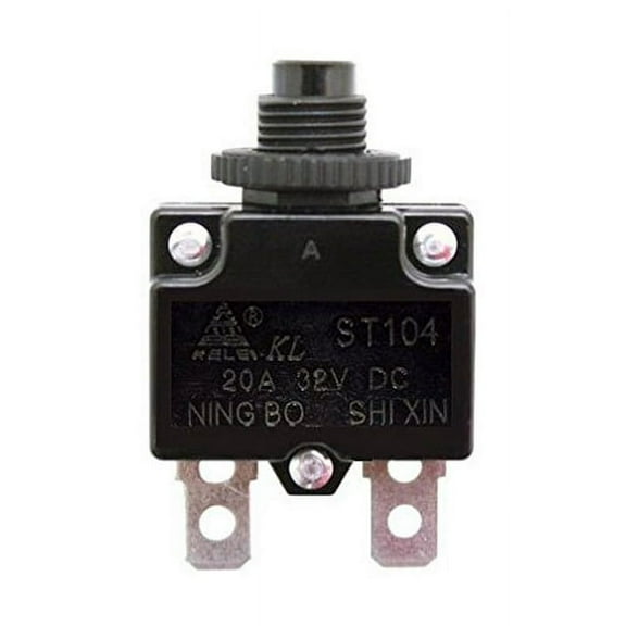 Razor 20A Reset Switch for Razor E100, E200, E300, eSpark, Pocket Rocket, Ground Force, Ground Force Drifter, & Mini Chopper (Razor Factory Original 20 Amp Circuit Breaker Switch)