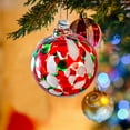 thumbnail image 6 of Glass Ball Hand Blown Glass Christmas Ball Ornaments 2.4" Hanging Decor for Xmas Tree Home Window Garden 1Pcs Transparent Rkxzt, 6 of 9